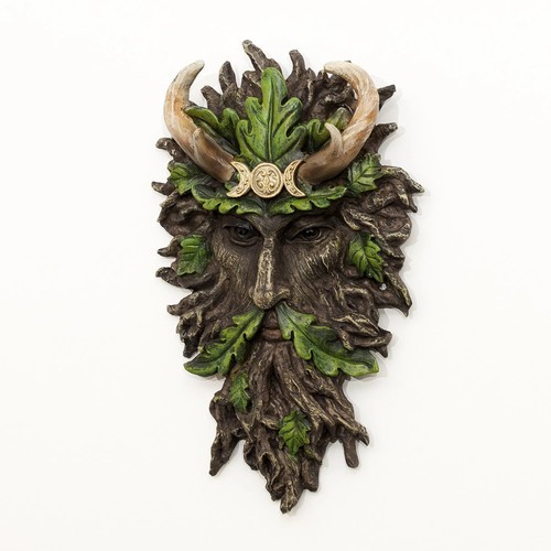 Green man tree face wall - man,