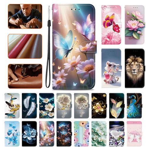 Flower butterfly wallet phone - butterfly,