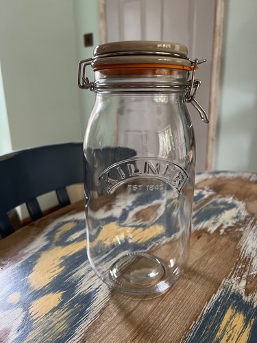 Kilner vintage style glass dog - style,