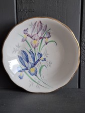 Royal Grafton Iris Trinket Dish Ring Tidy Fine Bone China England