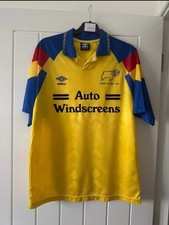 Vintage Derby County Away Shirt 92/93 Unused Bnwot Men's Medium Retro Umbro