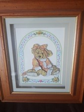 teddy bear 3d picture 42x37cm.home.decor.wall.cottage.farm.collector