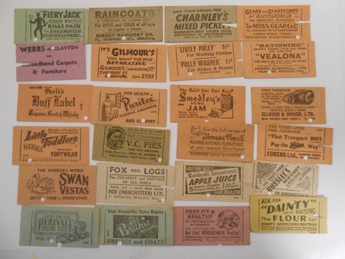 Manchester tram tickets with