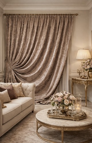 Heavy silk curtains - heavy,