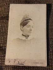 Victorian cdv photo woman - woman, in