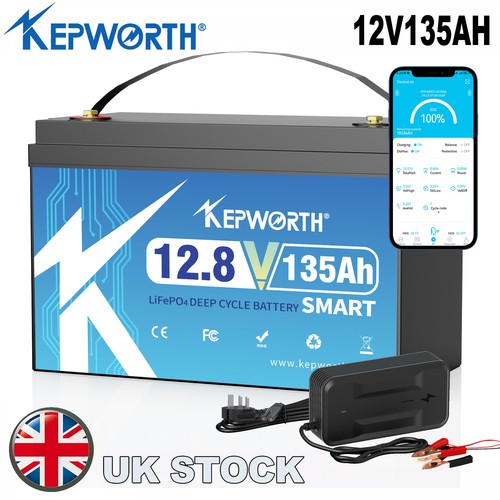 12v 135ah lifepo4 lithium - 135ah,