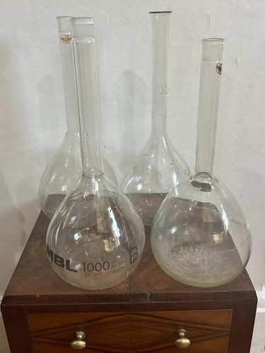 Old volumetric flask - old,