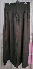 NWOT Boohoo Elasticated Boob Tube Maxi Dress, Split Side FREE TRACKED DELIVERY 