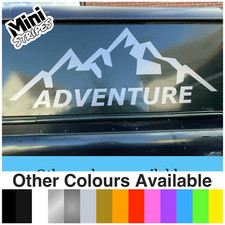 Adventure mountain sticker - adventure,