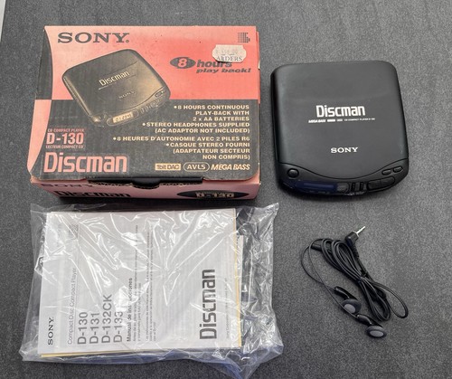 Sony discman 130 personal cd - sony, d-130