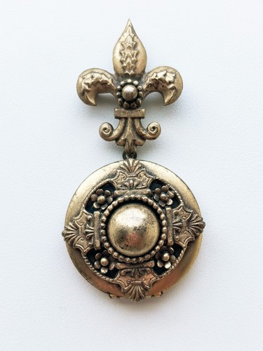Vintage brass fleur - brass, de