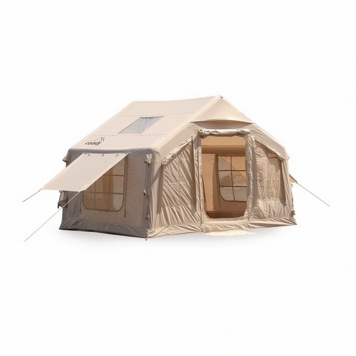 Inflatable camping tent - camping, with