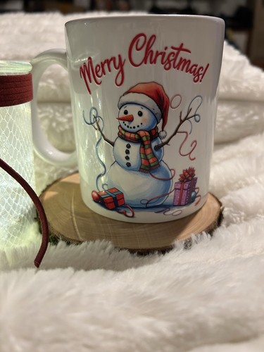 Snowman christmas mug gift - christmas,