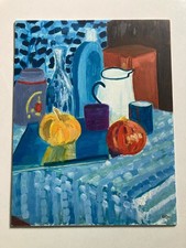 Vintage Oil Painting Still