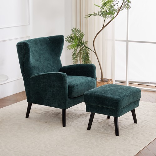 Modern chenille lounge - chenille,