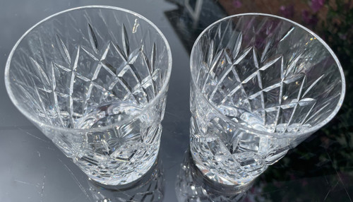 Pair royal doulton crystal - of,