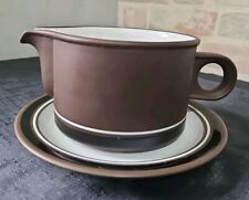 Hornsea Contrast Sauce / Gravy Jug & Saucer 