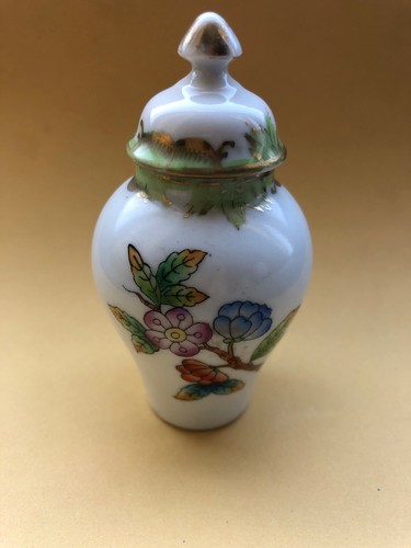 Herend porcelain mini - porcelain,, vase