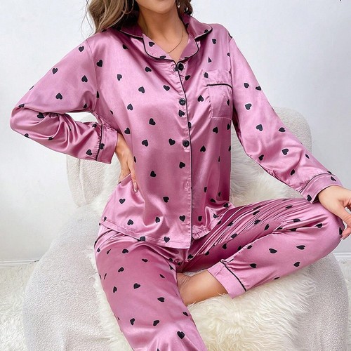 Womens ladies satin nightwear - ladies,
