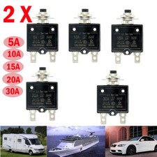 2X Push Button Thermal Cutout