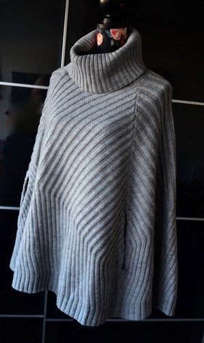 Joules calvi grey poncho - grey, poncho/