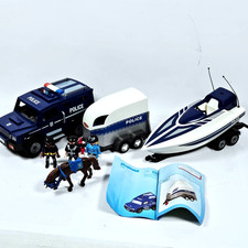 Playmobil Police Truck Boat