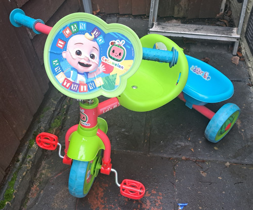 Cocomelon first trike - cocomelon, tricycle