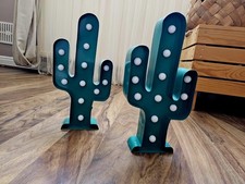Pair of Green Cactus Style