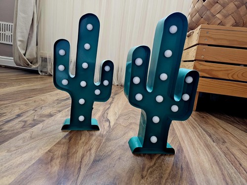 Pair green cactus - green,