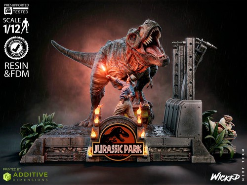 Jurassic park wicked fan - park, by