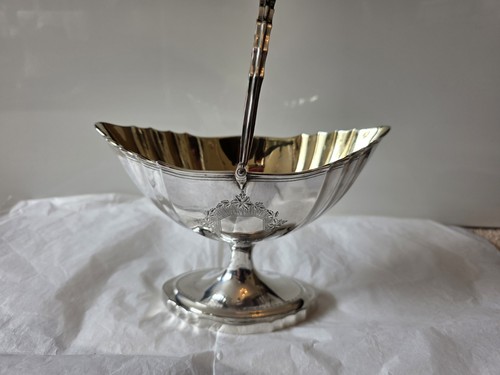 Beautiful large silver swing - silver,