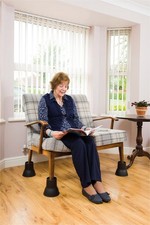 AIDAPT Furniture Raisers - Elephant Feet Chair Raisers x 4  -  90mm