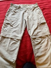 Mountain Life Stone Women's Size 12 Zip Off Trousers, with Belt Loops