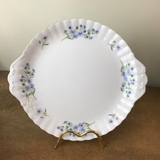 Vintage, Richmond Bone China ‘Blue Rock’ Cake Or Sandwich Serving Plate