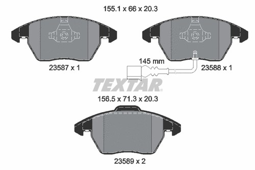 Front brake pad - brake,