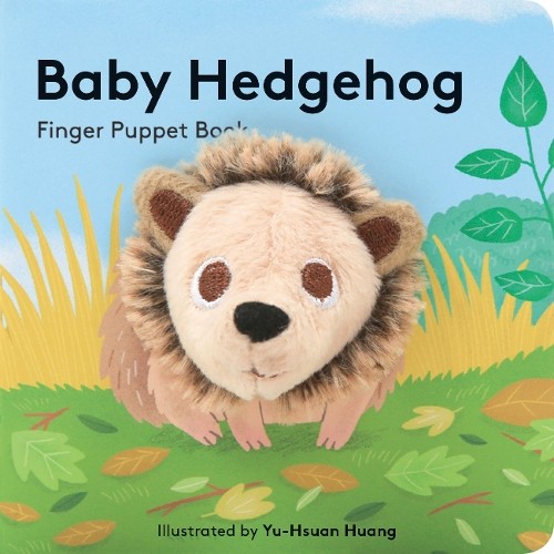 Baby hedgehog finger puppet - hedgehog:,
