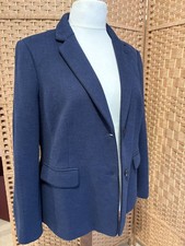 Joules Blazer Jacket Size 20 BNWOT Blue Herringbone NEW H28