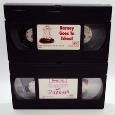2 VHS Tapes Barney The Purple