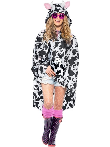Cow party poncho - cow,