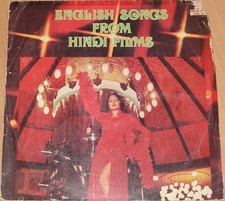 English Songs From Hindi Films - LP Record Vinyl Bollywood Indian Pop Disco