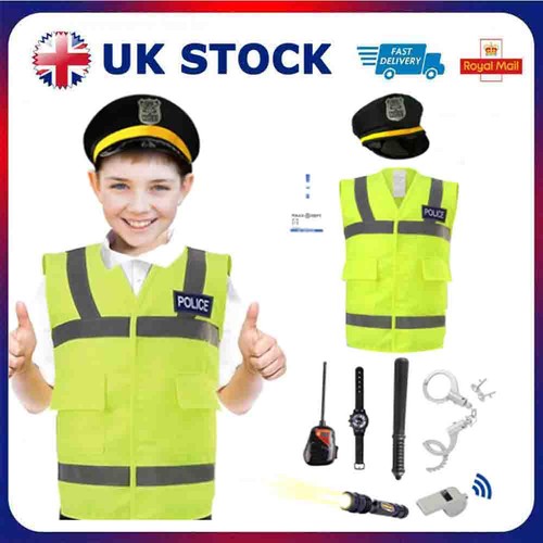 Kids police costume 10pcs - costume,