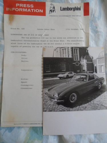 Lamborghini 400gt london - 400gt, 2+2