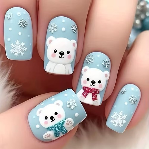 24pcs medium winter christmas - 24pcs,