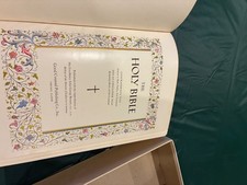 Holy Bible Catholic Life Edition - 1956 leather bound edition with box