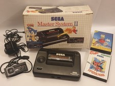 Sega Master System II boxed with 3 games