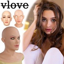 Silicone Realistic Female Face