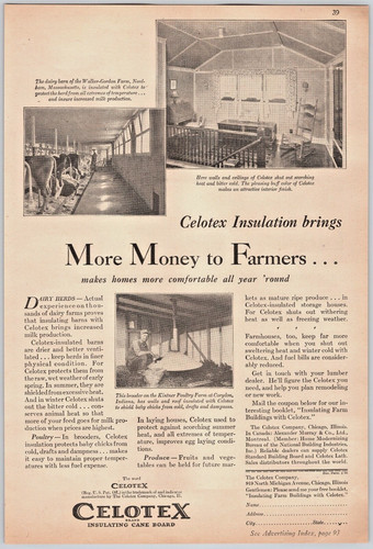 1930 celotex brand - brand, insulating