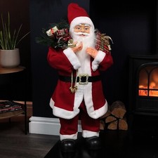 80cm Red Standing Santa Claus