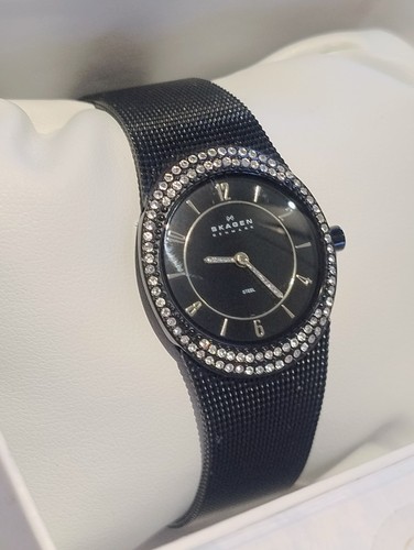Skagen ladies slim black - skagen,