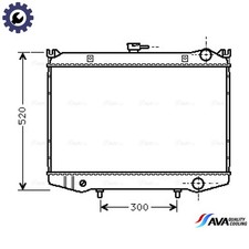 RADIATOR ENGINE COOLING DN2064 FOR NISSAN DATSUN TERRANO/� PICK/UP PATHFINDER